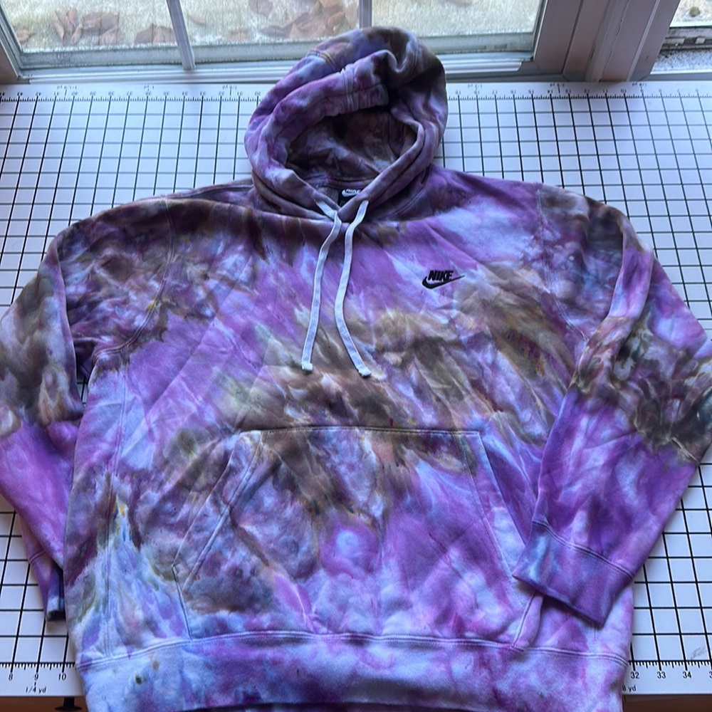 Nike Purple Tie dye Hoodie